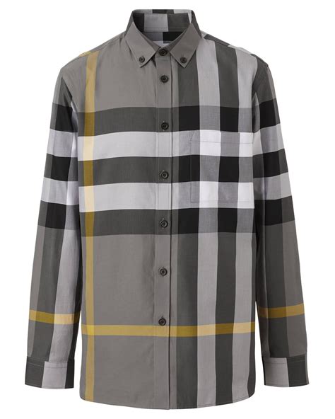 burberry herrenhemd langarm gr xl 43 slim fit wie neu|Burberry Herren Hemd SUMMERTON Slim Fit in Beige kaufen.